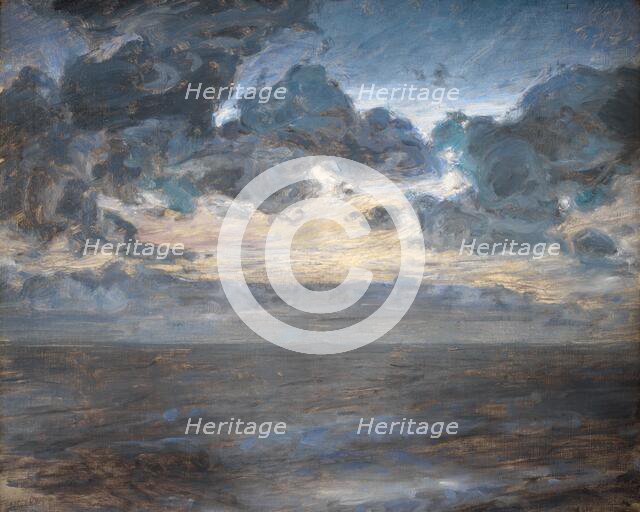 Midsummer Night at Tisvilde Beach, 1886. Creator: Julius Paulsen.