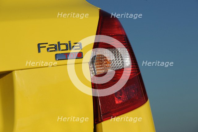 SKODA Fabia 2007. Artist: Simon Clay.