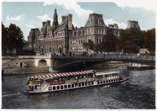 Hotel de Ville, Paris, c1900. Artist: Unknown