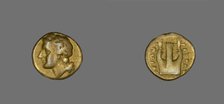 Coin Depicting the God Apollo, about 357-353 BCE. Creator: Unknown.