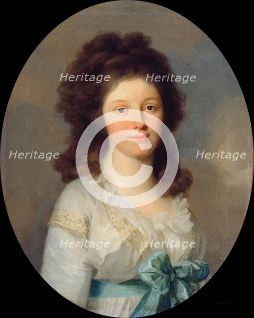 Portrait of Henriette Gräfin von Egloffstein (1773-1864), 1795. Creator: Tischbein, Johann Friedrich August (1750-1812).