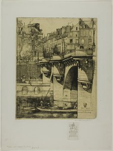 Le Pont Neuf, Paris, 1906. Creator: Donald Shaw MacLaughlan.