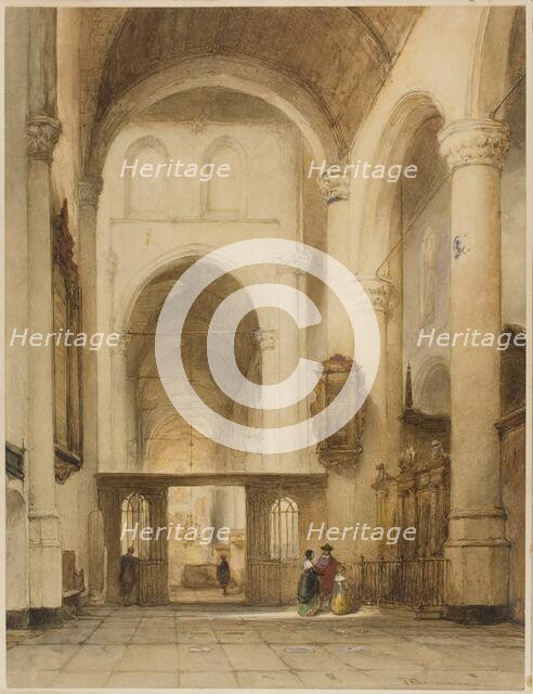 Church Interior, n.d. Creator: Johannes Bosboom.