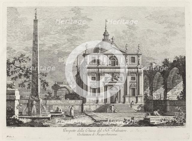 Prospetto della Chiesa del SS. Salvatore, 1742. Creator: Fabio Berardi.
