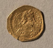 Half Tremissis of Justinian I, 527-565. Creator: Unknown.