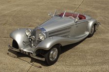 1937 Mercedes Benz 540 k special roadster. Artist: Simon Clay.