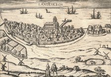 Town of Landskrona, Sweden, 1580s. Artist: Unknown