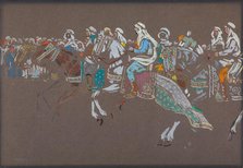 Arab Cavalry, 1905. Creator: Kandinsky, Wassily Vasilyevich (1866-1944).