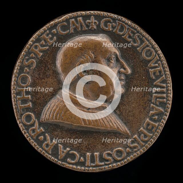 Guillaume d'Estouteville, c1412-1483, Cardinal 1439, Archbishop of Rouen 1453..., 1461. Creator: Cristoforo di Geremia.