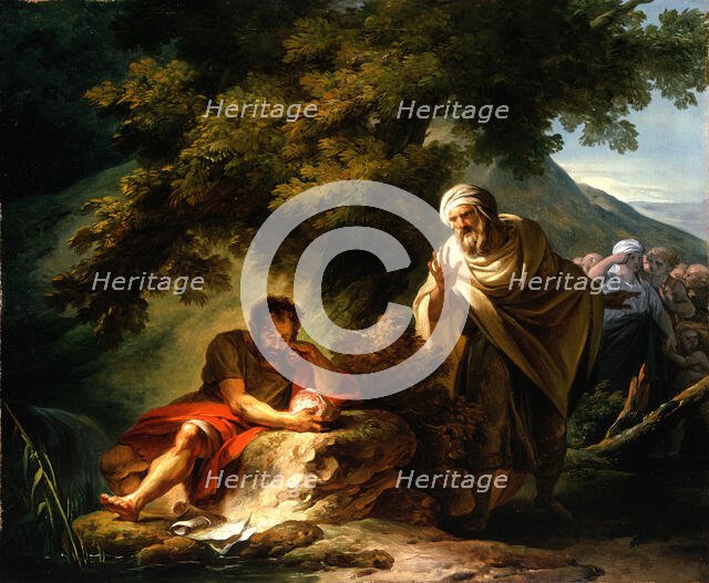 Democritus among the Abderitans, c1790. Creator: Francois-Andre Vincent.