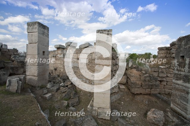 A silo in Eleusis, Greece. Artist: Samuel Magal