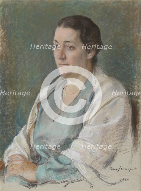 Ester Sihtola, 1934. Creator: Eero Jarnefelt.