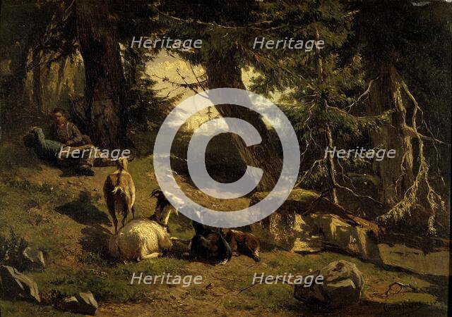 Swiss Landscape, 1860. Creator: Gerard Bilders.