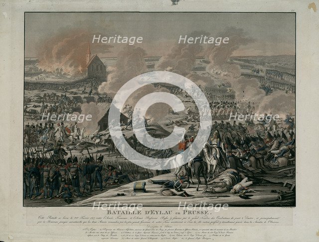 The Battle of Preussisch-Eylau on February 8, 1807.