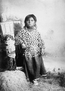 Indians, American - Child, 1916. Creator: Harris & Ewing.