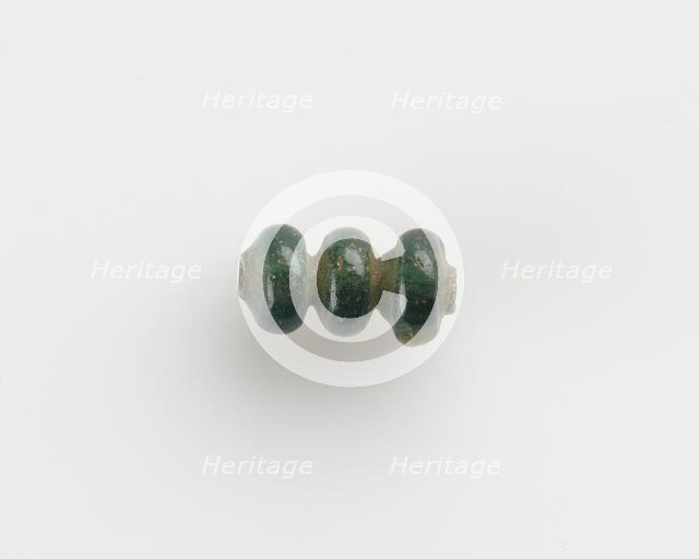Bead, triple, 4th century. Creator: Unknown.
