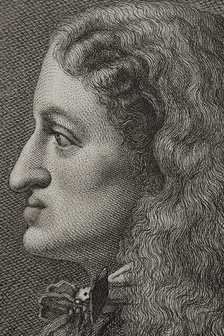 Portrait of Charles II, the Bewitched (1661-1700), King of Spain (1665-1700), 1879.  Creators: Alphonse Charles Masson, Magin Pujadas.