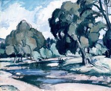 River, 1932 - 1933. Creator: Samuel John Peploe.