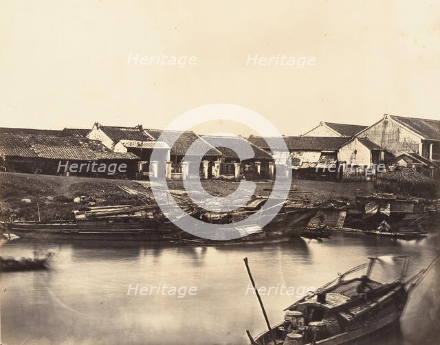 Vue de la Ville Chinoise (Cholen) Feuille No. 4, 1866. Creator: Emile Gsell.