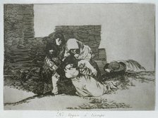 The Disasters of War, a series of etchings by Francisco de Goya (1746-1828), plate 52: 'No llegan…