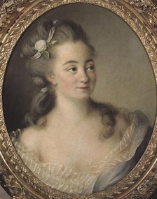 Portrait thought to be Madame Dugazon, actress of the Comedie-Italienne. Creator: Ecole Francaise.