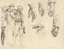 Studies for "Gassed", 1918-1919. Creator: John Singer Sargent.