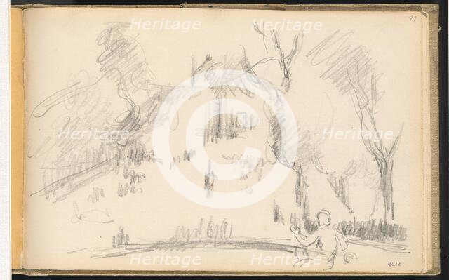 House in a Park, 1883/1886. Creator: Paul Cezanne.