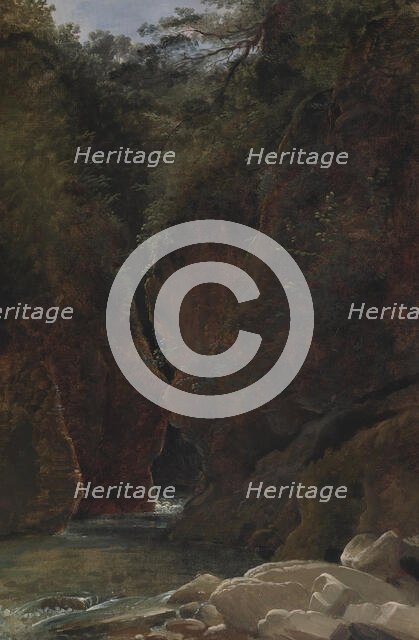 View of a Gorge in Italy, c1810 (?). Creator: Pierre-Athanase Chauvin.