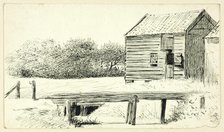 Barn and Bridge, n.d. Creator: Henry Stacy Marks.