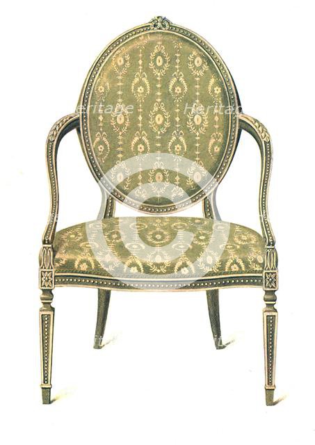 Painted Chair, 1908. Creator: Shirley Slocombe.