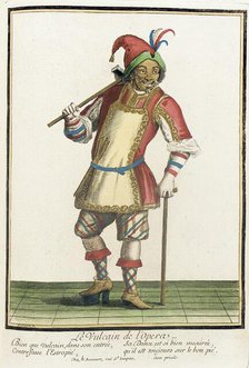 Recueil des modes de la cour de France, 'Le Vulcain de l'Opera', between c1678 and c1693. Creator: Nicolas Bonnart.