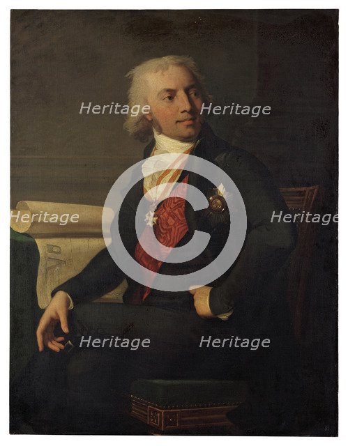Portrait of Friedrich Karl Ludwig, Duke of Schleswig-Holstein-Sonderburg-Beck (1757-1816), 1798. Artist: Monnier, Jean Laurent (1743/46-1808)