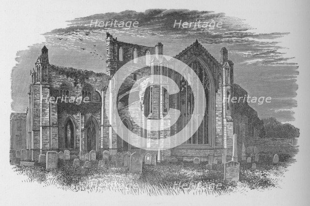 'From the East', Melrose Abbey, c1880, (1897). Artist: Alexander Francis Lydon.