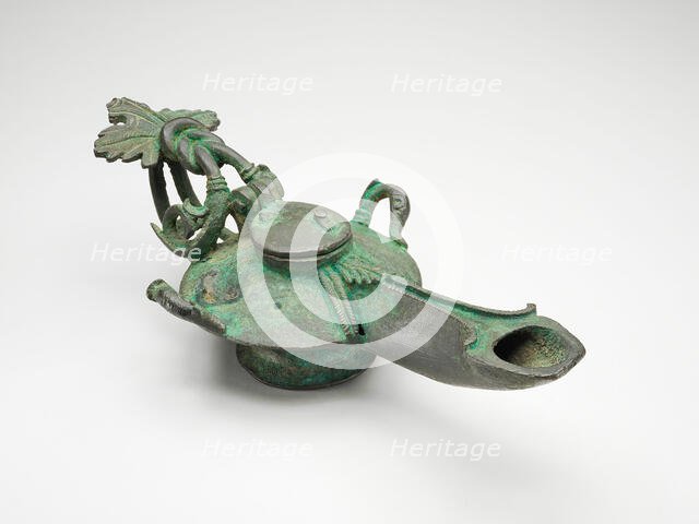 Roman Oil Lamp Found in Sri Lanka, c. 1st/2nd century. Creator: Unknown.