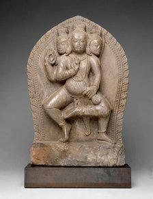 Dancing Bhairava, A Horrific Form of God Shiva, 13th/14th century. Creator: Unknown.