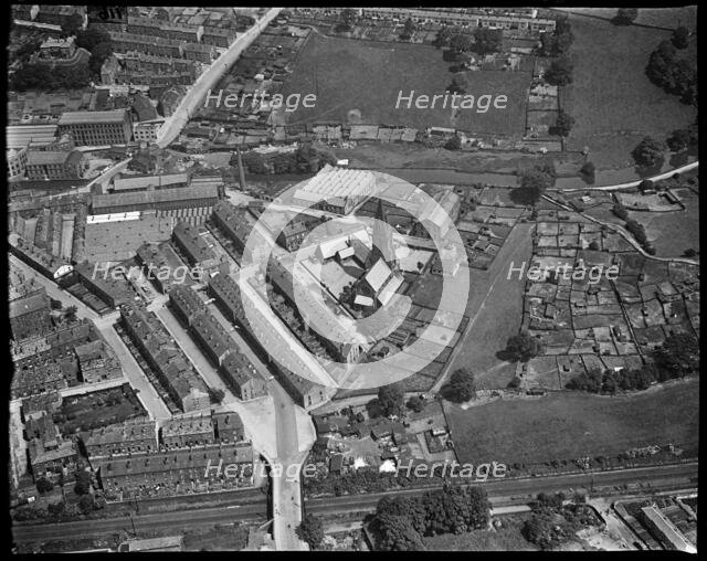 Holy Trinity Church and environs, Bingley, West Yorkshire, c1930s. Creator: Arthur William Hobart.