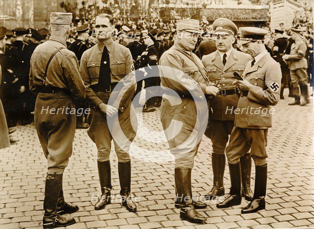 Senior Nazis, Germany, 1937. Artist: Unknown