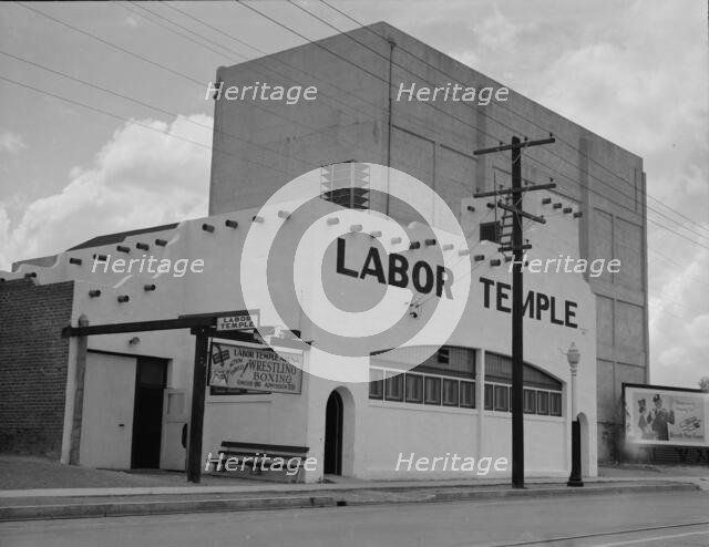 Labor Temple, Tucson, Arizona, 1937. Creator: Dorothea Lange.