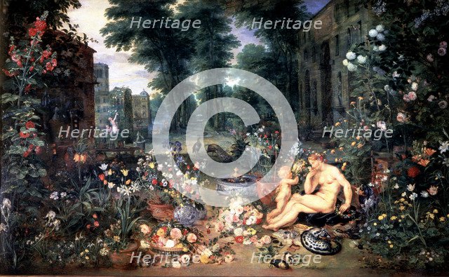  'The Smell', 1617, oil by Jan Brueguel.