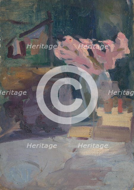 Spring Motif with a Bouquet, after 1900. Creator: Ludovit Pitthordt.