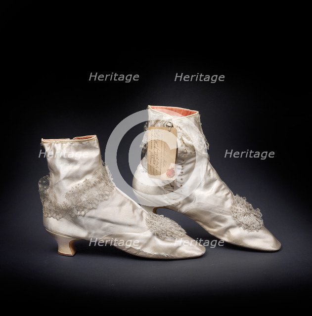 Ankle boots of Empress Elisabeth of Austria, c. 1880.
