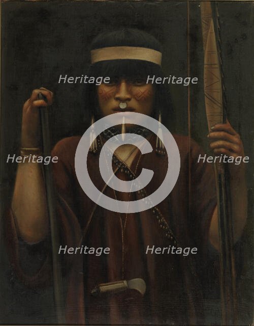 Cunivo Indian, ca. 1890-1892. Creator: Unknown.