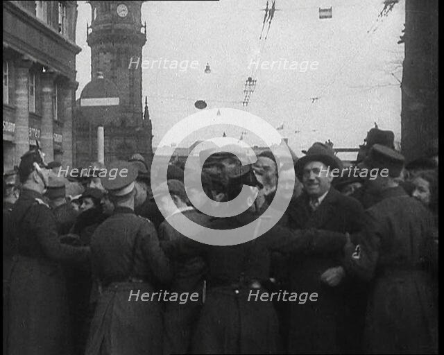 German Civilians and Police Officers, 1936. Creator: British Pathe Ltd.