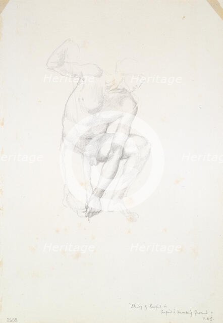 Study for Cupid, c. 1873-77. Creator: Sir Edward Coley Burne-Jones.