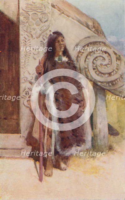 'A Maori Chieftainess', 1923. Creator: Unknown.