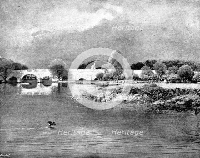 Pictures from the Royal Academy: November Sunshine - G. D. Leslie, R.A., 1895. Creator: George Meisenbach.