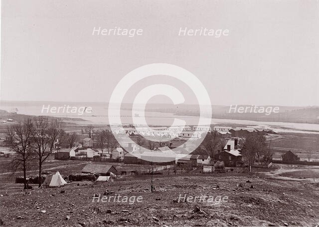 Quartermaster and Ambulance Camp, Brandy Station, Virginia, 1861-65. Creator: Tim O'Sullivan.