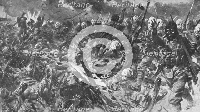 'Offensive en Artois; "non comme des soldats, mais comme des demons!" ', 1915 (1924). Creator: Unknown.