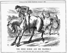 'The Irish Horse and Master (?)', 1885. Artist: John Tenniel