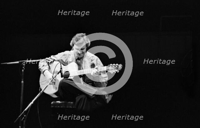 John McLaughlin, Fairfield Halls, Croydon, London, 1987. Creator: Brian O'Connor.